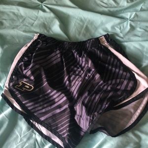 Nike Purdue running shorts